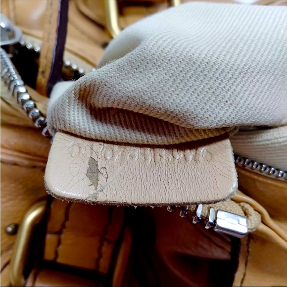 Chloe Hand Bag  Brown Leather made in Italy 🇮🇹💕 - Picture 7 of 7